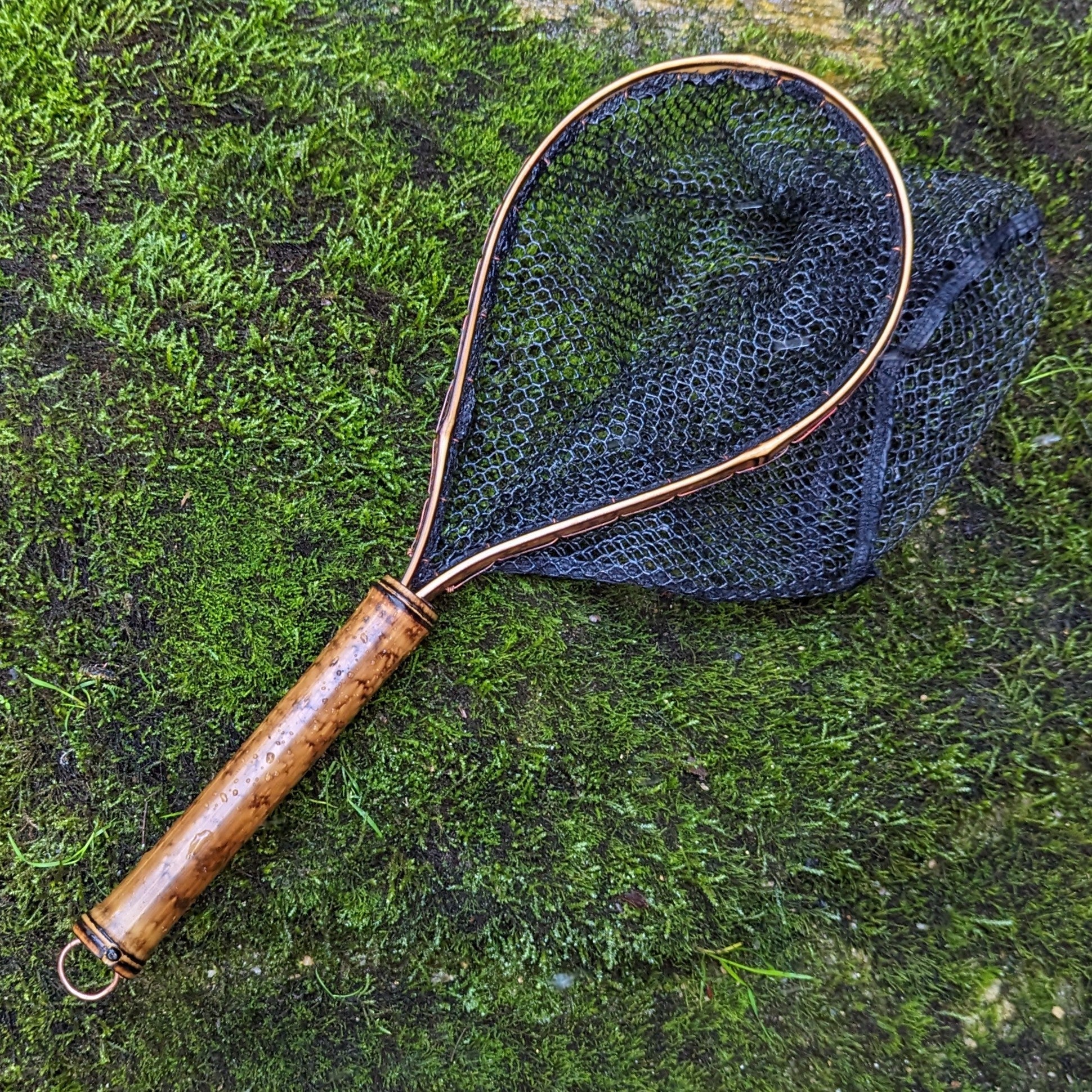 Upstream Wide Mouth Bamboo Fly Fishing Net – Hellbender Nets