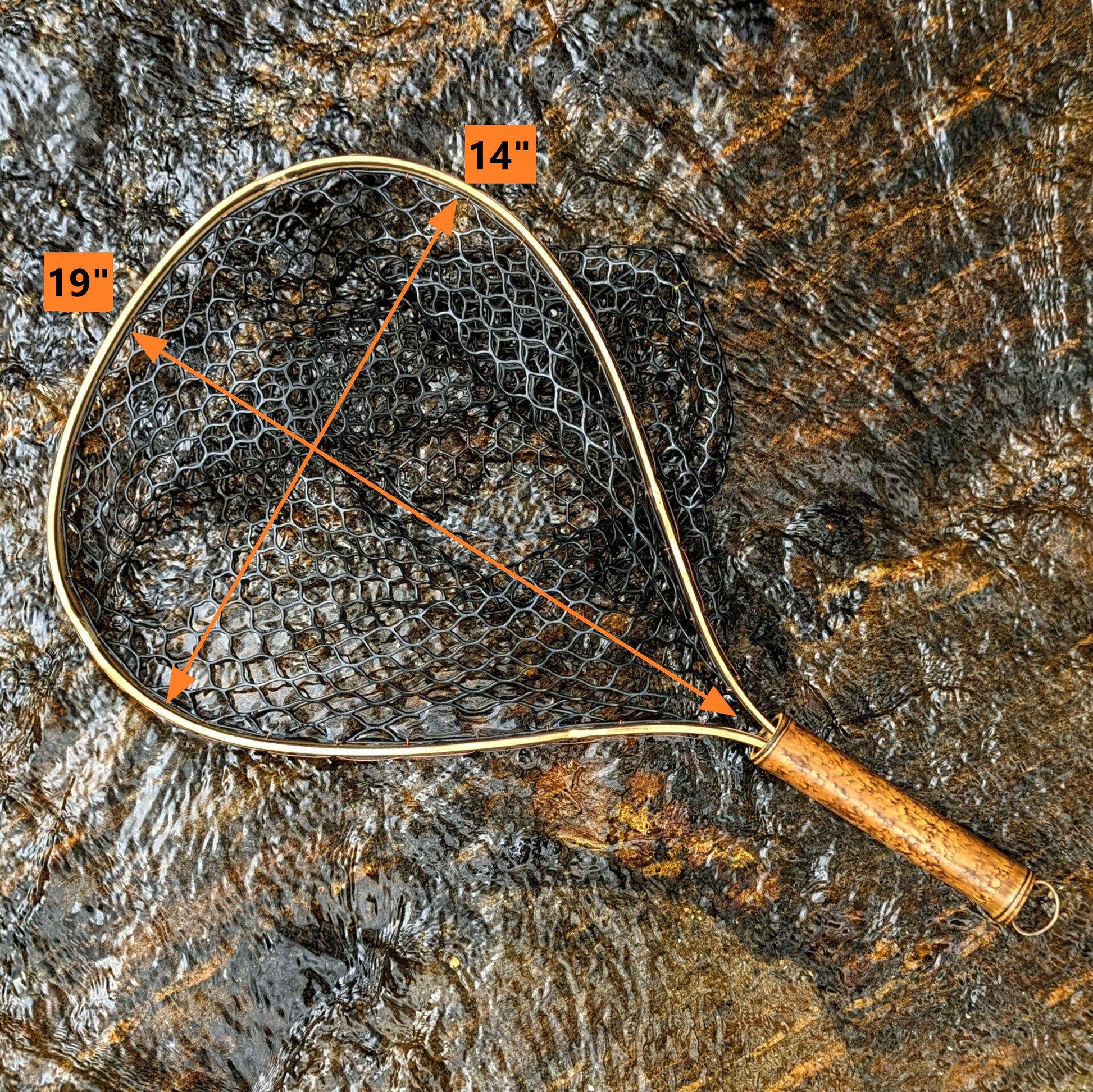 Fly Fishing Landing Net Trout Net with Rubber Net Bag - China